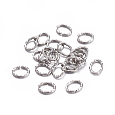 Tarnish Resistant 304 Stainless Steel Open Jump Rings STAS-F221-40P-J-1