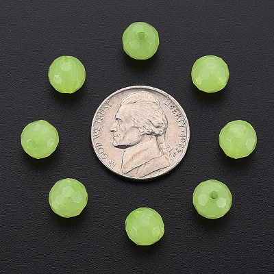 Transparent Acrylic Beads TACR-S154-62E-06-1