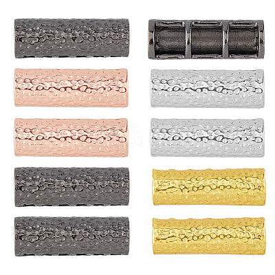 8Pcs 4 Colors Alloy Watch Band Adapter Connectors FIND-DC0004-30-1