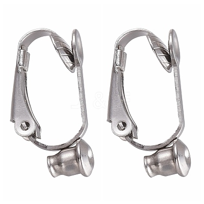Brass Clip on Earring Converter X-KK-Q115-N-1