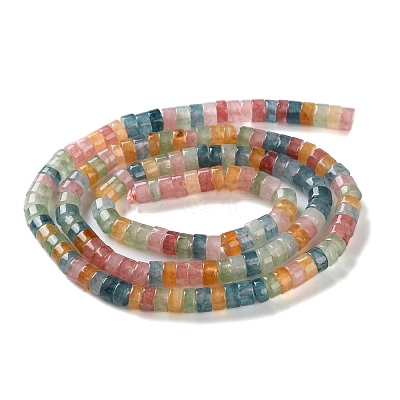 Dyed Natural White Jade Beads Strands X-G-H230-62-1