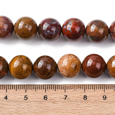 Natural Alashan Agate Beads Strands G-H343-D05-12mm-B-1