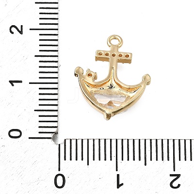 Brass Micro Pave Cubic Zirconia Pendants LS-KK-Q048-09G-1