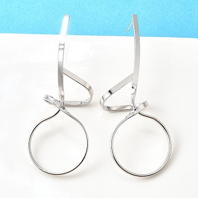 Tarnish Resistant 304 Stainless Steel Stud Earrings EJEW-L215-48P-1