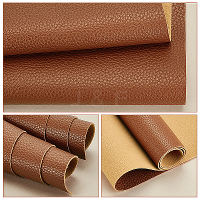 Rectangle PU Leather Fabric DIY-WH0349-324A-1