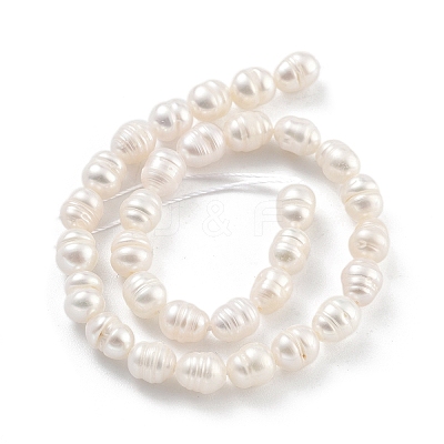 Natural Cultured Freshwater Pearl Beads Strands PEAR-P062-06C-1