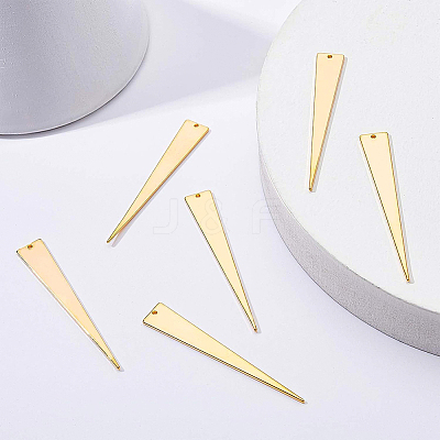 Brass Big Pendants KK-BC0006-23G-NF-1