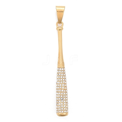 304 Stainless Steel Big Pendants STAS-K214-34G-1