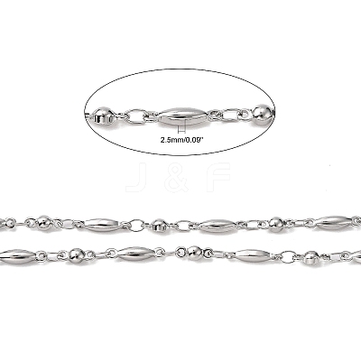 Tarnish Resistant 304 Stainless Steel Link Chains X-CHS-K001-83-1