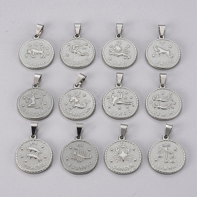 Non-Tarnish 304 Stainless Steel Pendant Sets STAS-H372-01P-1