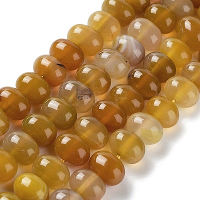 Natural Agate Beads Strands G-G021-03B-08-1