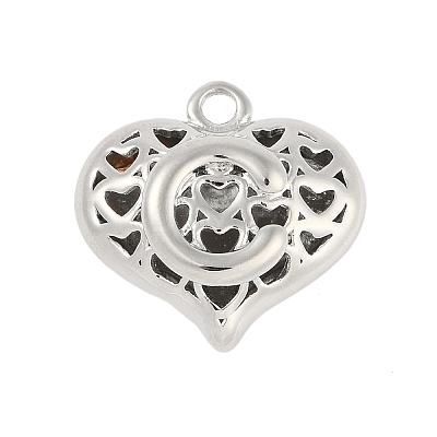 Hollow Brass Pendants for Valentine's Day KK-M289-03C-P-1