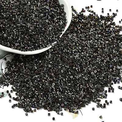 Electroplate Glass Seed Beads SEED-H003-10L-1
