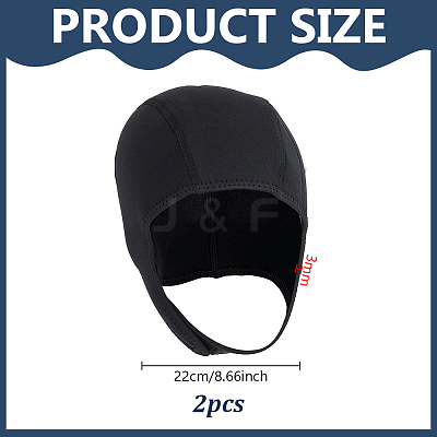 Chloroprene Rubber with Nylon Head Covering AJEW-WH0609-823-1