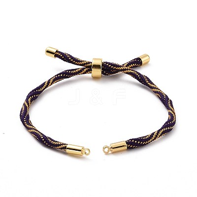 Nylon Cord Silder Bracelets MAK-C003-03G-23-1