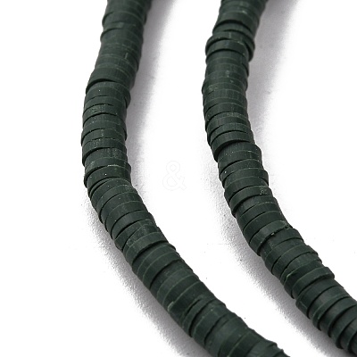 Handmade Polymer Clay Beads Strands CLAY-R089-4mm-Q081-1