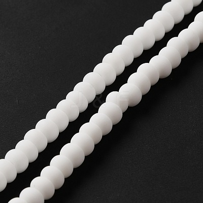 Handmade Frosted Porcelain Beads PORC-E017-01P-1