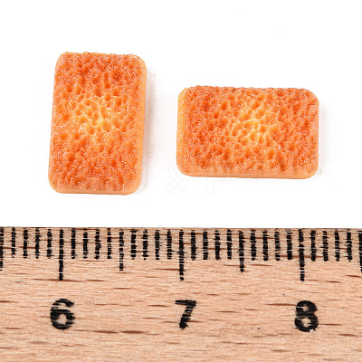 Cookie Luminous Resin Cabochons CRES-T026-02E-1
