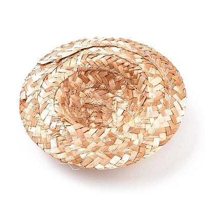 Doll Straw Hat LS-DIY-WH0167-13D-1