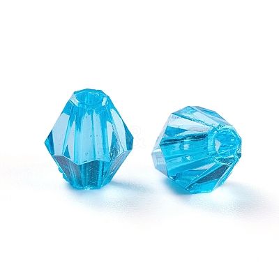 Transparent Acrylic Beads TACR-X0001-05-6mm-1