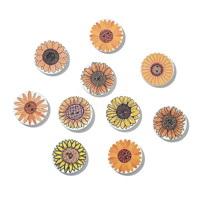 1 Set 100Pcs Wood Buttons BUTT-CJC0002-05B-1-1