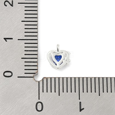 925 Sterling Silver Micro Pave Cubic Zirconia Pendants LS-STER-Q002-02F-1