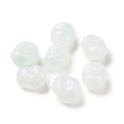 Opaque Acrylic Beads OACR-C013-10G-1
