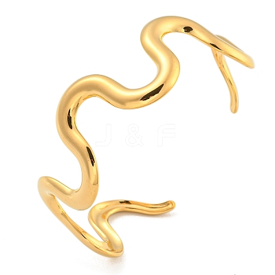 304 Stainless Steel Open Cuff Bangles BJEW-Z065-04G-1