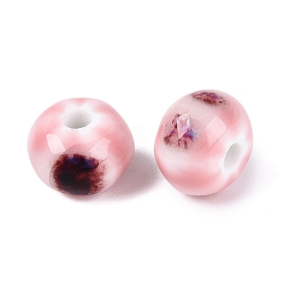Vintage Handmade Porcelain Beads PORC-Q006-07H-1