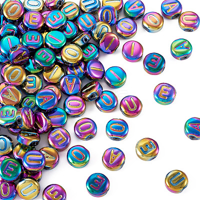 100Pcs 5 Styles Electroplated Glass Bead GLAA-TA0002-95C-1