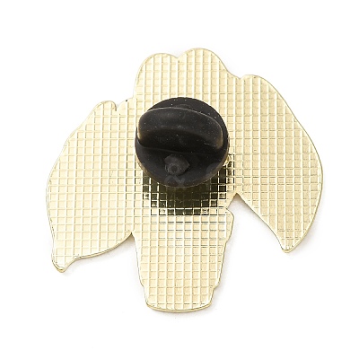 Anthurium Bonsai Enamel Pin AL-CBA3D3B-03B-G-1