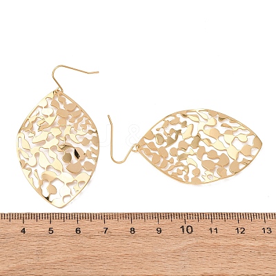 304 Stainless Steel Dangle Earrings EJEW-F393-22G-1