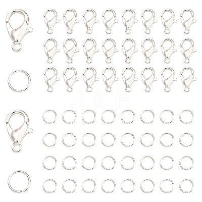 200Pcs Zinc Alloy Lobster Claw Clasps DIY-YW0010-31-1