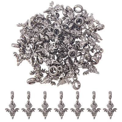 36Pcs Alloy European Dangle Charms MPDL-CA0001-06B-1