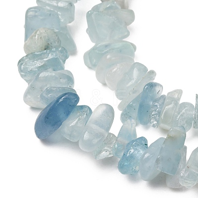 Natural Aquamarine Beads Strands G-E271-96A-01-1