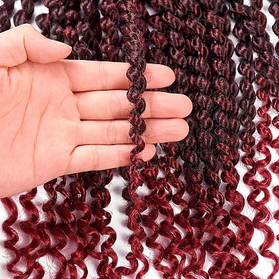 Spring Twist Ombre Colors Crochet Braids Hair OHAR-G005-10C-1