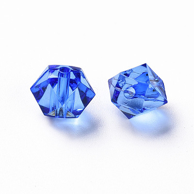 Transparent Acrylic Beads TACR-S154-15B-86-1