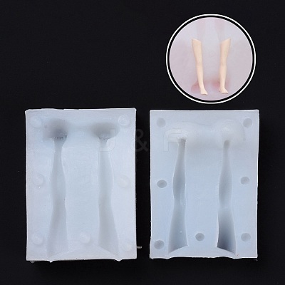 Silicone Body Leg Mold Fondant DIY-A024-02-1