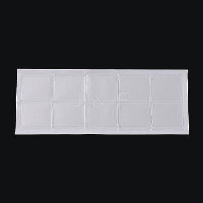 Plastic Necklace Chain Adhesive Pouch for Necklace Display Cards AJEW-P088-01B-1