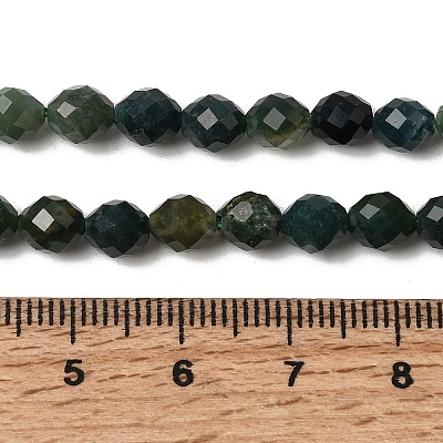 Natural Moss Agate Beads Strands G-K376-F16-01-1