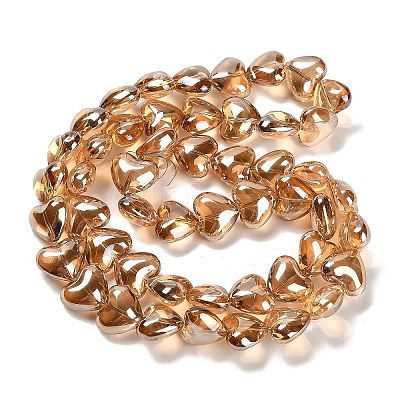 Electroplate Glass Beads Strands EGLA-B008-01A-PL03-1