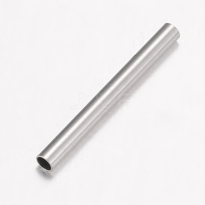 Tarnish Resistant 304 Stainless Steel Tube Beads STAS-G071-33P-1