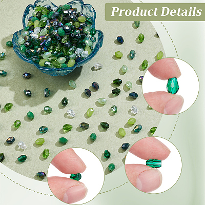 11 Strands 11 Colors Mixed Styles Glass Beads Strands EGLA-SC0001-69B-1