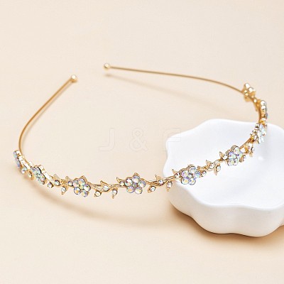 Iron with Rhinestone Hair Bands for Girl PW-WG77244-06-1