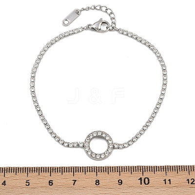 304 Stainless Steel Cup Chains Bracelets for Women BJEW-D364-01B-P-1