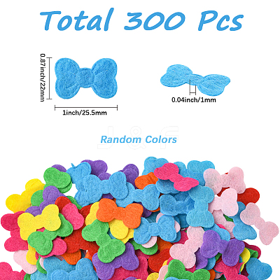 300Pcs Non Woven Fabric FIND-SC0019-20B-1