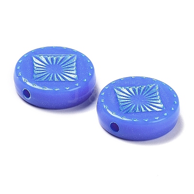 Opaque Acrylic Beads LS-OACR-G016-07I-1