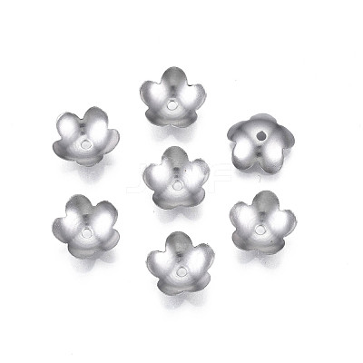 Non-Tarnish 304 Stainless Steel Bead Caps STAS-S057-49-1