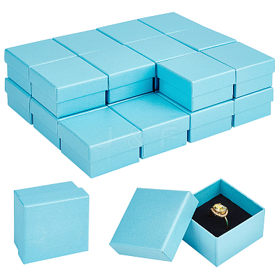 Square Cardboard Jewelry Storage Boxes CON-WH0115-35A-1