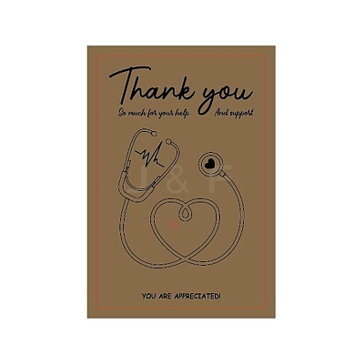 Kraft Paper Display Cards ODIS-WH0030-173-1